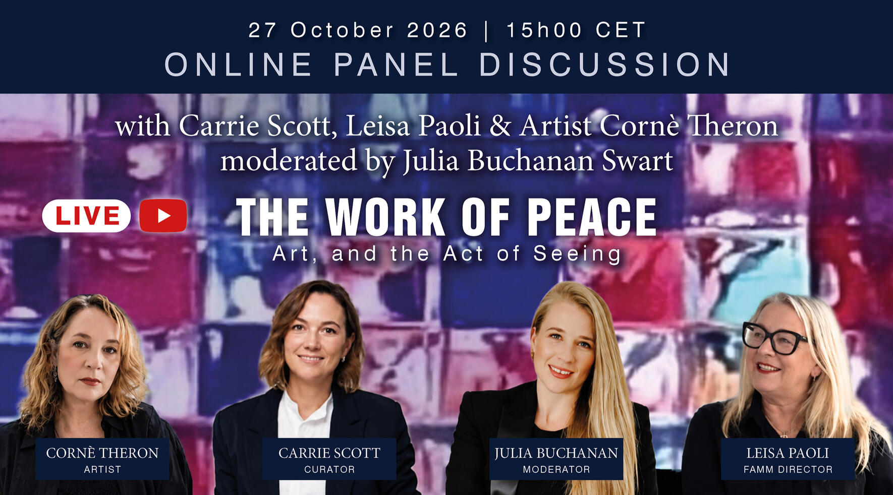 Live on YouTube, 27 October 2026